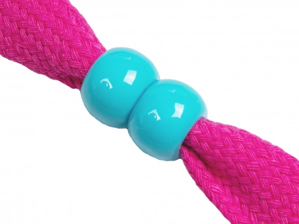 XL-Großlochperlen 14 x 11mm – aqua (2 Stk)
