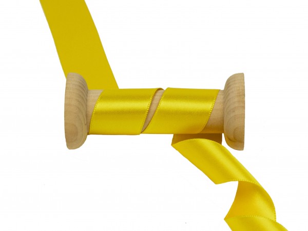 Satinband 25mm – gelb (1.0m)