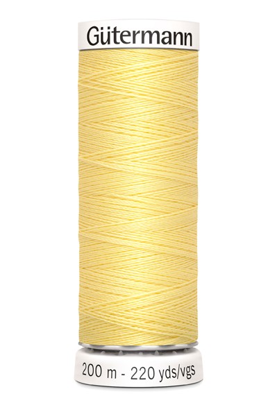 Gütermann-Garn Allesnäher - pastellgelb (200m)