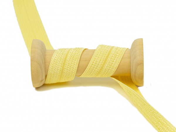 elastisches Einfassband – pastellgelb (1.0m)