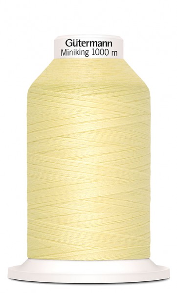 Gütermann-Garn Miniking – pastellgelb (1000m)