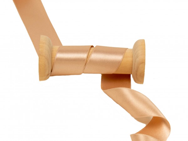 Satinband 25mm – beige (1.0m)