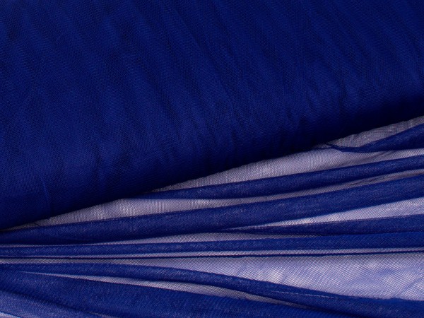 Tüll-Stoff royalblau (0.5m)