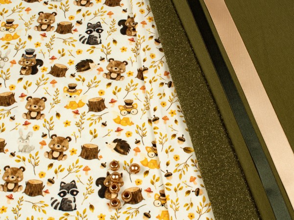 Stoff-Paket &quot;Waldtiere&quot; *2