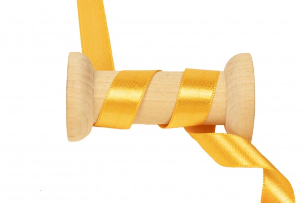 Satinband 15mm – goldgelb (1.0m)