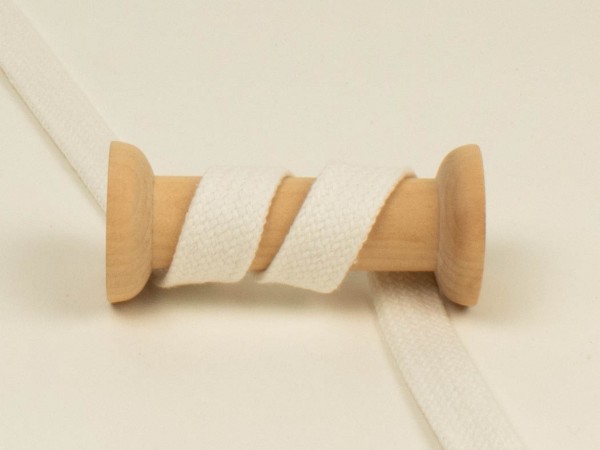 flache Kordel 20mm – ecru (1.0m)