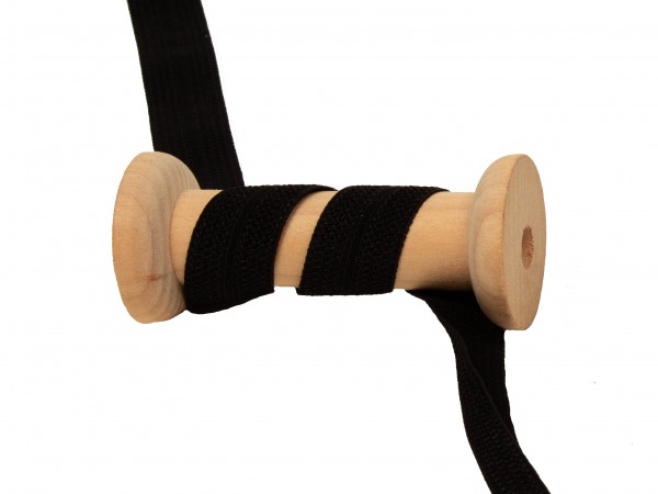elastisches Einfassband – schwarz (1.0m)