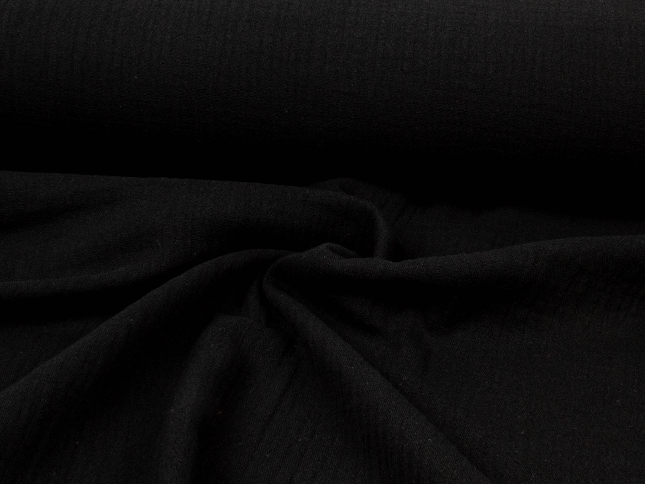 Musselin – schwarz (0.5m) | Shabby-Romantik | Farbwelten | NähBerlinG ...