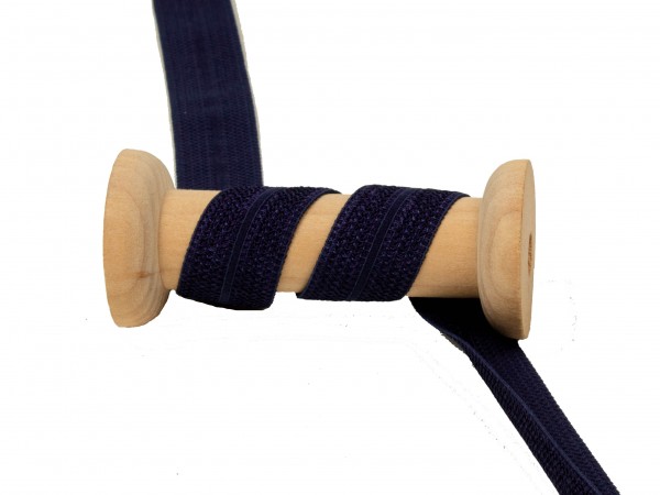 elastisches Einfassband – nachtblau (1.0m)