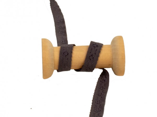 elastisches Schrägband – dunkelgrau (1.0m)