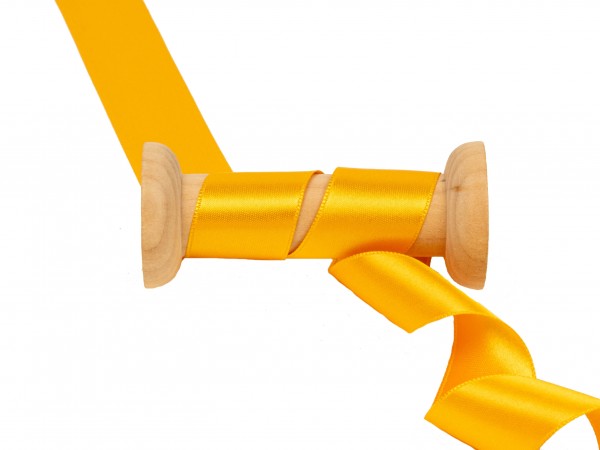 Satinband 25mm – goldgelb (1.0m)