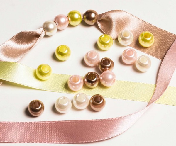 Großlochperlen 12mm – soft-mix (20Stk)