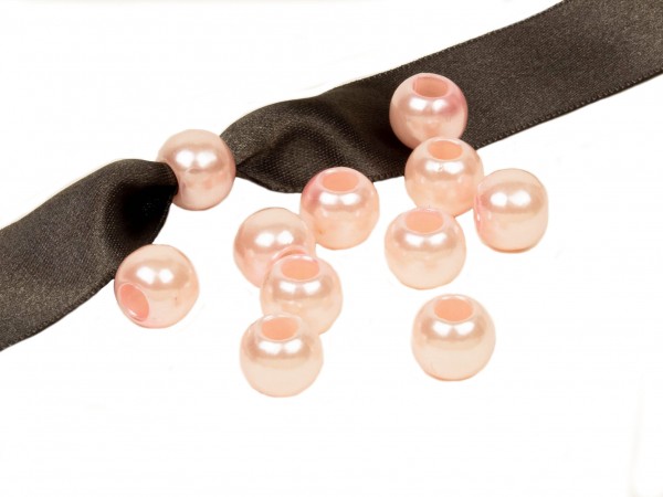 Großlochperlen 12mm – hellrosa (20 Stk)