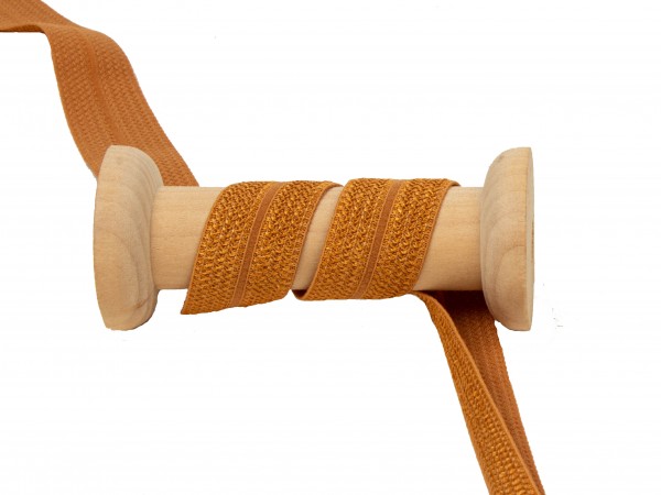 elastisches Einfassband – cognac (1.0m)